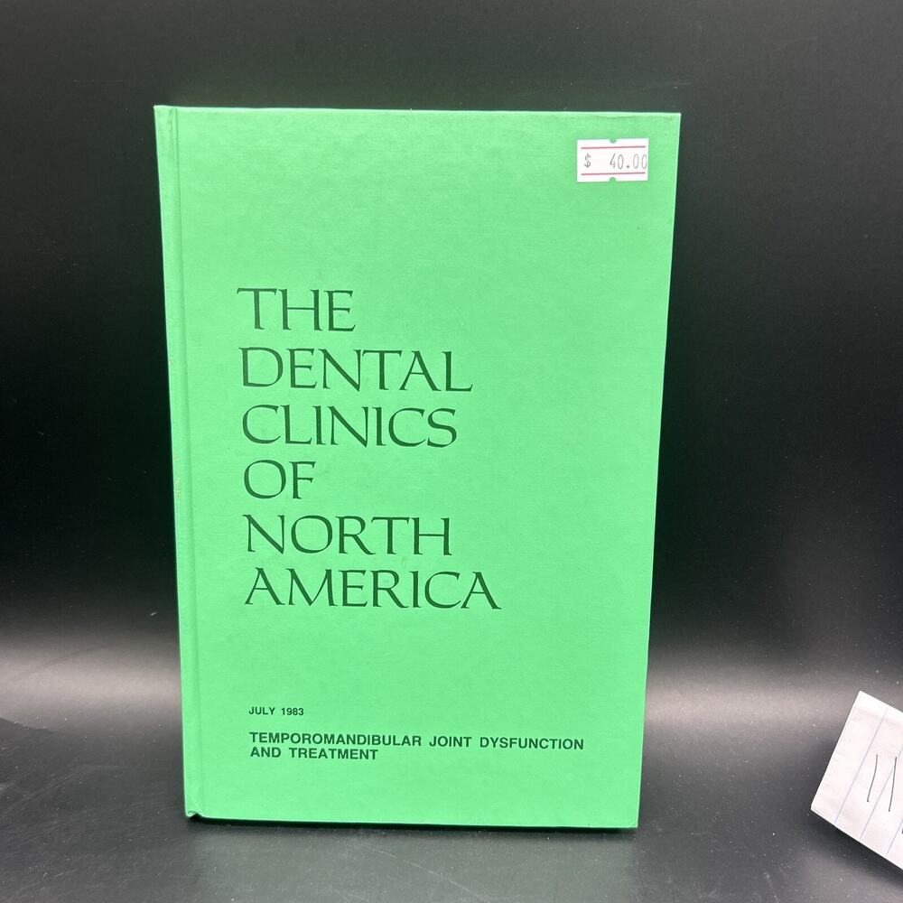 The Dental Clinics of North America Vintage Book